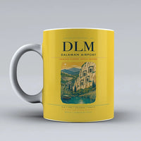 Thumbnail for Airport DLM Mug design on yellow dalaman