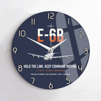 Thumbnail for E-6B Mercury design on navy blue no frame wall clock