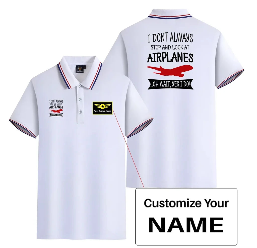 Customisable Plane Spotter Polo Shirt - view 17