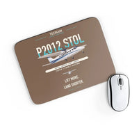 Thumbnail for Tecnam P2012 STOL design on brown rectangle mouse pad