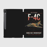 Thumbnail for F-4C Phantom II design on black samsung tablet tablet case