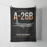 Thumbnail for A-26B Invader design on black towel