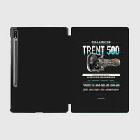 Thumbnail for TRENT 500 design on black samsung tablet tablet case