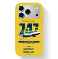 Thumbnail for Boeing 747SP design on yellow magsafe iphone case