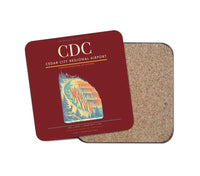 Thumbnail for Cedar City Regional Airport CDC Coaster 1-Piece - Dark Red