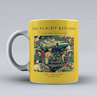 Thumbnail for VINTAGE G4092 - The Flight Kitchen - Ceramic Mug design on yellow