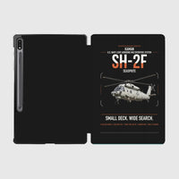 Thumbnail for Kaman SH-2F Seasprite design on black samsung tablet tablet case