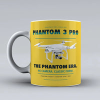 Thumbnail for Phantom 3 Professional Mug design on yellow dji