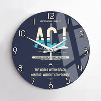 Thumbnail for Airbus ACJ330neo / exact ACJ330-800 design on navy blue no frame wall clock