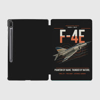 Thumbnail for F-4E Phantom II design on black samsung tablet tablet case