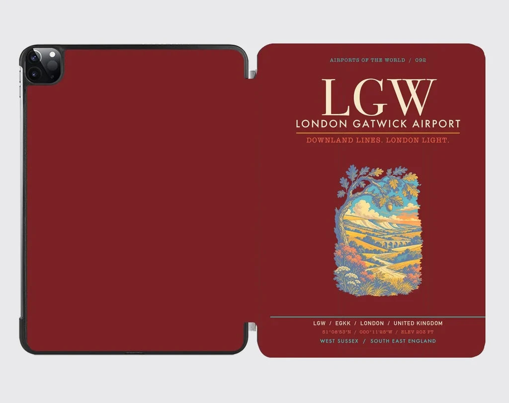 London Gatwick Airport LGW - Dark Red