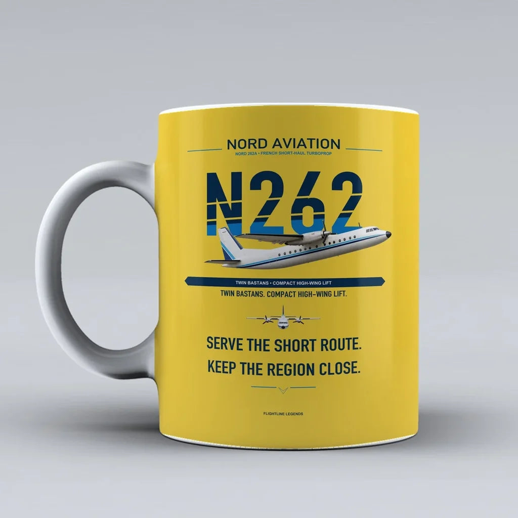262A Mug design on yellow nord
