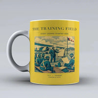 Thumbnail for VINTAGE G4009 - The Training Field - Ceramic Mug design on yellow