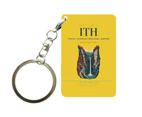 Thumbnail for Ithaca Tompkins Regional Airport (ITH) design on yellow key chain