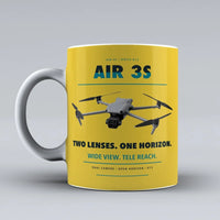 Thumbnail for Air 3S Mug design on yellow dji