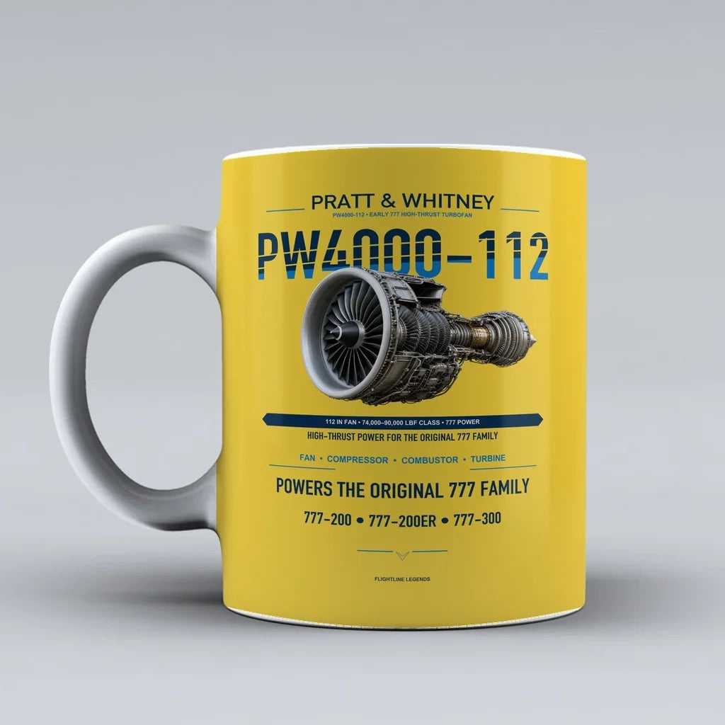 Mug design on yellow pw4000 112