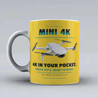 Thumbnail for Mini 4K Mug design on yellow dji