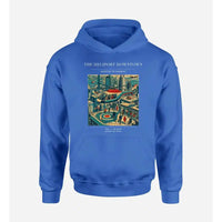 Thumbnail for VINTAGE G4127 - The Heliport Downtown - Premium Hoodie design on blue premium