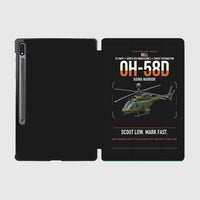 Thumbnail for Bell OH-58D Kiowa Warrior design on black samsung tablet tablet case