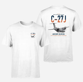 Double-Side Printing — C-27J Spartan Double-Side T-Shirt