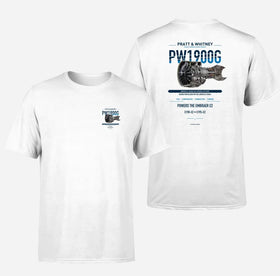 Double-Side Printing — Pratt & Whitney PW1900G Engine Double-Side T-Shirt
