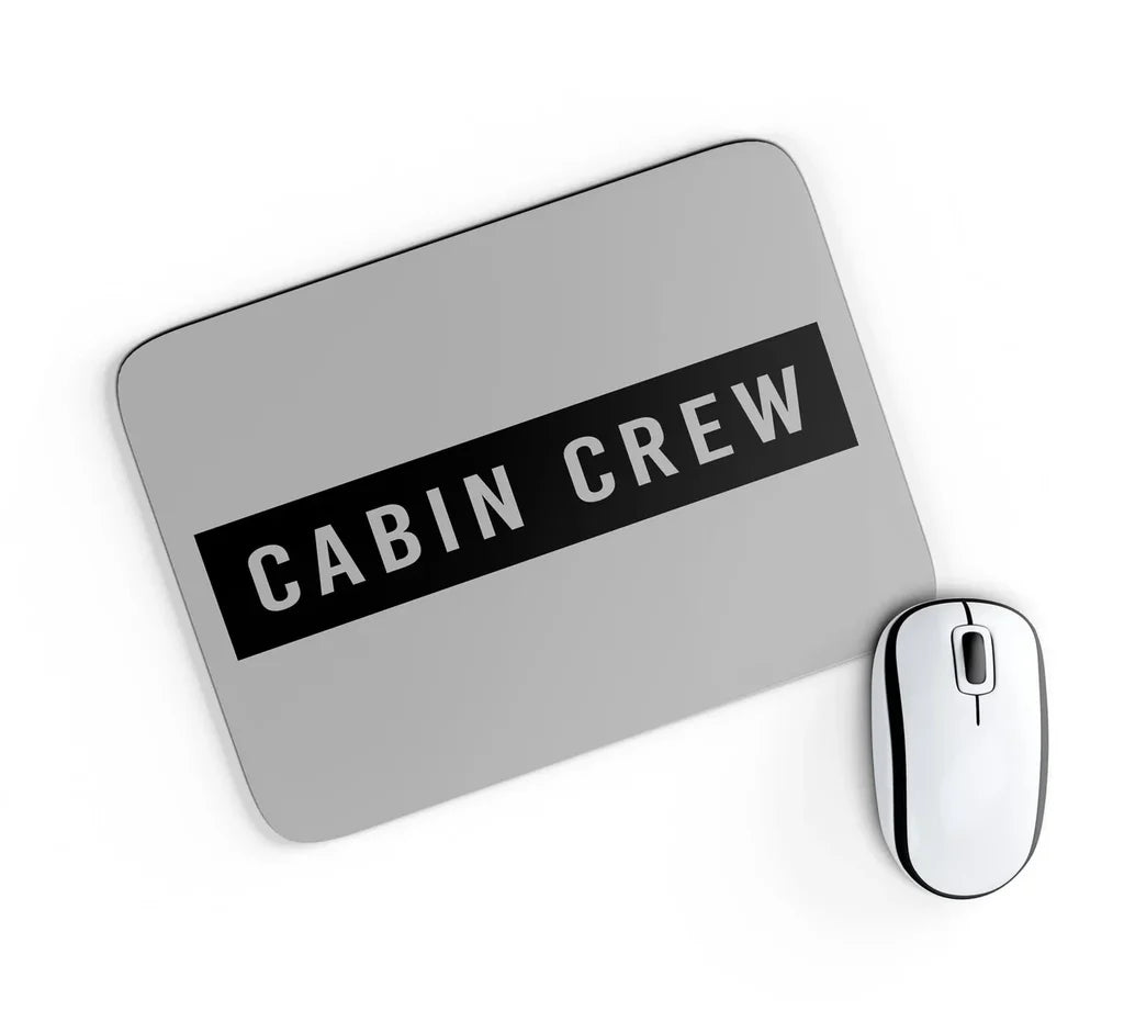 Cabin Crew Text Mouse Pad - view 8