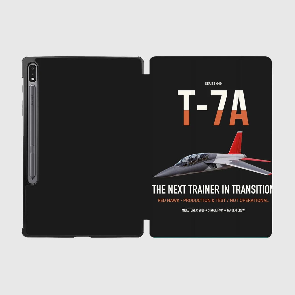 T-7A Red Hawk design on black samsung tablet tablet case