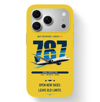 Thumbnail for Boeing 787-8 Dreamliner design on yellow magsafe iphone case