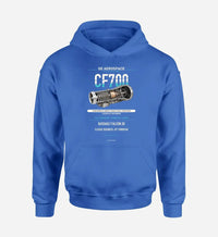 Thumbnail for CF700 design on blue hoodie single side