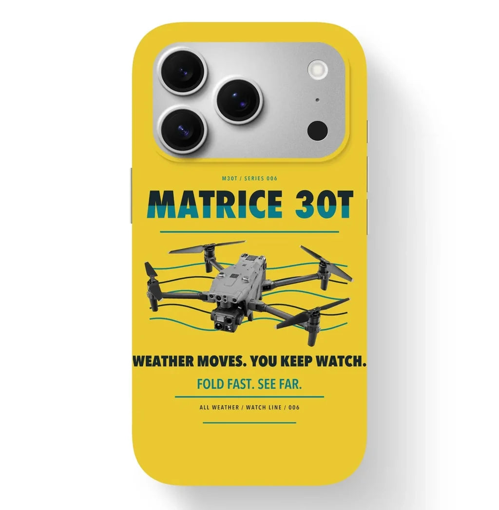 DJI Matrice 30T Case design on yellow iphone case