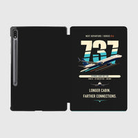 Thumbnail for Boeing 737-900ER design on black samsung tablet tablet case