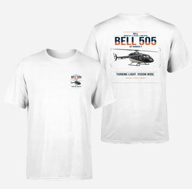 Double-Side Printing — Bell 505 Jet Ranger X Double-Side T-Shirt