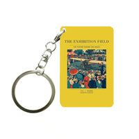 Thumbnail for VINTAGE G4322 - The Exhibition Field - Designed Key Chain design on yellow