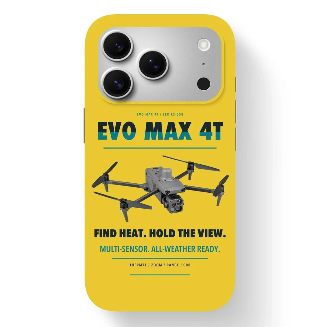 Autel EVO Max 4T Case design on yellow iphone case