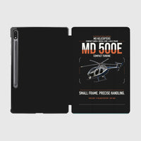 Thumbnail for MD Helicopters MD 500E design on black samsung tablet tablet case