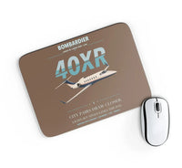 Thumbnail for Bombardier Learjet 40XR design on brown rectangle mouse pad