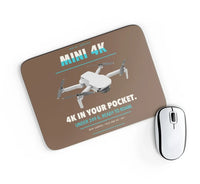 Thumbnail for DJI Mini 4K design on brown rectangle mouse pad
