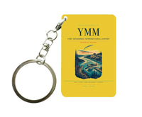 Thumbnail for Fort McMurray International Airport (YMM) design on yellow key chain