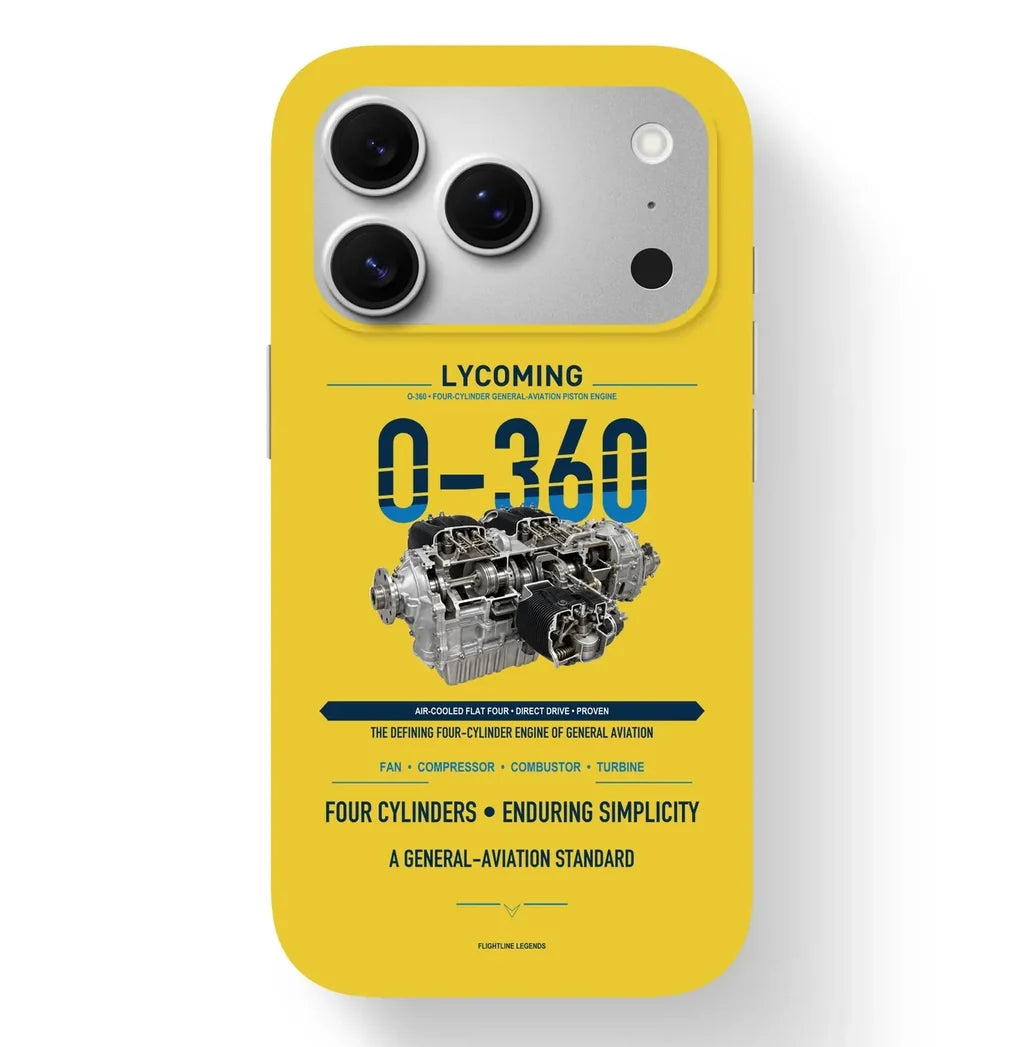 O-360 Case design on yellow iphone case