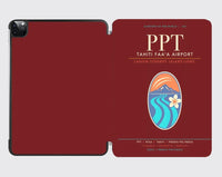 Thumbnail for Tahiti Faa'a Airport PPT - Lagoon-Volcano Passage - Dark Red