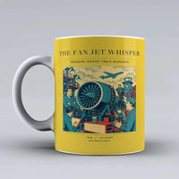 Thumbnail for VINTAGE G4464 - The Fan Jet Whisper - Ceramic Mug design on yellow