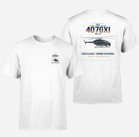 Double-Side Printing — Bell 407GXi Double-Side T-Shirt
