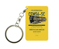 Thumbnail for CFM56-5C Key Chain design on yellow key chain