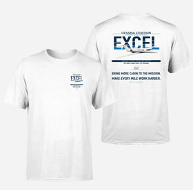 Double-Side Printing — Cessna Citation Excel Double-Side T-Shirt