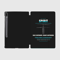 Thumbnail for Ascent AeroSystems Spirit design on black samsung tablet tablet case