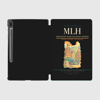 Thumbnail for EuroAirport Basel-Mulhouse-Freiburg (MLH) design on black samsung tablet tablet case