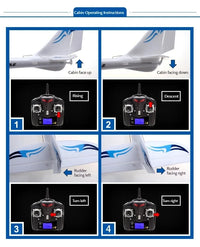 Thumbnail for F959s Three-Channel Push-Back High-Speed Glider Six-Axis Gyroscope Remote Control Aircraft Plane Rc Model Toy - view 21