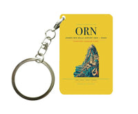Thumbnail for Ahmed Ben Bella Airport ORN — Oran Key Chain design on yellow key chain