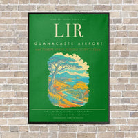 Thumbnail for Guanacaste Airport LIR - Canvas Framed - Green