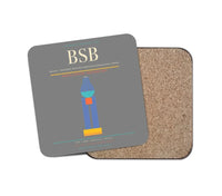 Thumbnail for Brasilia - Presidente Juscelino Kubitschek International Airport BSB Coaster 1-Piece - Gray
